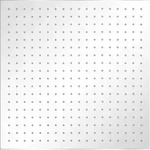 vidaXL Regenbrause Edelstahl 50x50 cm Quadratisch - Silber