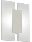 METRASS 2 Wand-/Deckenleuchte Lampe Beleuchtung - L17 x H20 x AL5,5cm - nickel-matt -