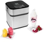 Princess 282605 Eismaschine, Kompressor Eismaschine, 1,5 l, 1 Becken, Schwarz,