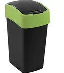 Abfalleimer FLIP BIN 25 l schwarz/gr&uuml;n - Schwarz/Gr&uuml;n