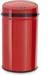 Echtwerk Abfalleimer mit Sensor 30L, Farbe:Rot - Rot