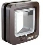 Trixie SureFlap Freilauft&uuml;r mit Mikrochiperkennung 21 &times; 21 cm, braun