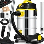 Masko&reg; Industriestaubsauger Staubsauger Nass Trocken Sauger Edelstahl max. 1800W -