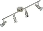 LED Deckenleuchte Spotleuchte dreh-& schwenkbar 4xGU10 12W Matt-Nickel Briloner -