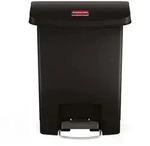 Rubbermaid 1883609, 30 l, Rechteckig, Kunststoff, Harz, Schwarz, Terrasse, Kunststoff
