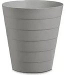 Zeller Abfalleimer, 13,5 Liter, Kunststoff, grau, &Oslash;29 x 30 cm, 18108 - Grau