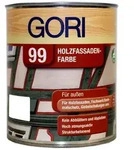 GORI 99 Wetterschutz Holzfarbe 5 Liter LICHTGRAU Holzfassadenfarbe Wetterschutzfarbe