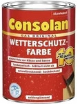 Consolan Wetterschutz-Farbe 0,75 L schiefer - Grau