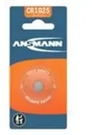 ANSMANN Lithium Knopfzelle CR1025 - Silber
