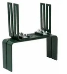 Blumenkastenhalter H-Form gr&uuml;n - Gr&uuml;n