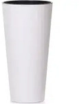 NABBI Hoch blumentopf aus kunststoff DTUS400 40 cm - Wei&szlig; - Wei&szlig;