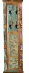 SIT M&ouml;bel Wandgarderobe | 4 Doppel-Haken | Altholz lackiert bunt | B 35 x T 8...