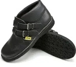 JOB Dachdecker-Schuh MAX II halbhoch mit 2 Schnallen 36 - Schwarz - 36