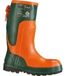 Feldtmann Waldarbeiterstiefel Ulme KWF SB SRA Gr. 43 gr&uuml;n/orange - 43