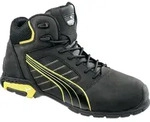 Sicherheitsstiefel Amsterdam Mid Gr. 39 schwarz/gelb Leder S3 SRC EN20345 - 39