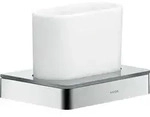 AXOR Universal Softsquare Zahnputzbecher, Chrom - Silber