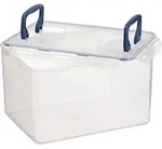 Lock&Lock - Lock & Lock Frischhaltebox 21 L mit 2 Griffen - Transparent