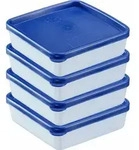 Westmark 4 Gefrierdosen &raquo;Trio&laquo;, 0,25 l, 25042270 - Blau