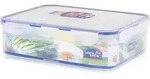 Lock & Lock - Frischhalte-Box-eckig; 3,9 l; HPL834 - Blau/Transparent