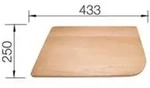 BLANCO Schneidbrett aus massiver Buche (Art.-Nr.:513484) - - Braun