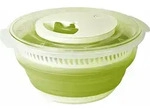 Emsa Basic Falt-Salatschleuder 4,0 l, Gr&uuml;n