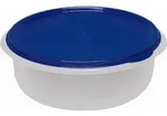 Hefeteigschssel 6 l mit Plopp-Effekt + Maskala - Blau/Transparent