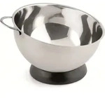 WEIS Schneeschlagkessel mit Griff und Stellring, H&ouml;he: 120 mm, &oslash;: 240 mm - Silber