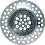 Abfluss-Sieb Edelstahl 2er Set - Silber