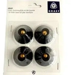 Graef 4001627000264, Hobel-Fu&szlig;, Schwarz, Gummi, 394 g