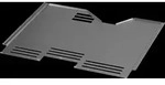 Z9367X0 Sonderzubeh&ouml;r Zwischenboden, Blende - Silber