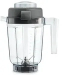 Vitamix 0,9 l TRITAN Beh&auml;lter f. Trockenzubereitungen mit Deckel - Grau/Transparent