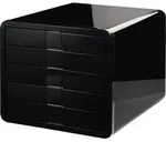 HAN iBox - Schubladenschrank - 5 Schubf&auml;cher - f&uuml;r A4 (210 x 297 mm) - Schwarz