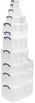 Really Useful Boxes 50L, Aufbewahrungsbox, Transparent, Rechteckig, Polypropylen