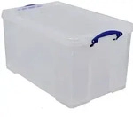 Kunststoffbox Really Useful Box 84 Liter Box - 710 x 440 x 380 mm - Transparent