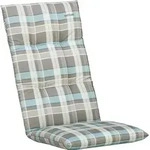 Kettler Sesselauflage ; Farbe: Grau / T&uuml;rkis / Wei&szlig; ; Ma&szlig;e (LXB): 120 cm / 48 cm -