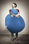 Sitzsack BeanBag Easy XXL 130 x 80 cm, Blau Bbxxl