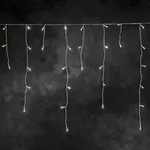 Konstsmide - LED Eisregen Lichtervorhang, 200 warm wei&szlig;e Dioden, 24V Au&szlig;entrafo,