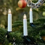 Lichterkette Weihnachtsbaum au&szlig;en 30 teilig, Germany, Riffelkerzen, Gl&uuml;hfaden