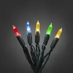 Konstsmide Weihnachtsbeleuchtung LED Minilichterkette 80 bunte Dioden - Gr&uuml;n