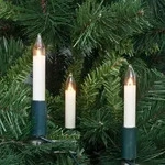 Lichterkette, &Oslash;1,4mm, Gl&uuml;hlampe, wei&szlig;, 15LP, IP20, 10m, 45W, Mit Leuchtmittel,