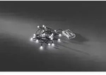 Konstsmide Weihnachtsbeleuchtung LED Globelichterketter Dioden kaltwei&szlig; 6h Timer -