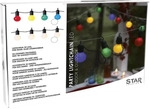 Best Season LED-Party Light, 20-teilig warm white LED, Farbe weiss, Kabel gr&uuml;n,