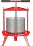 Wiltec Spindelpresse 14 L Obstpresse aus Edelstahl 66x58x47cm, einfach zu reinigen