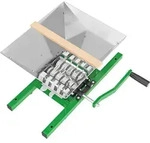Wiltec Obstm&uuml;hle mit 7L Trichter und Handkurbel Obsth&auml;cksler leicht zu...