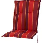 Auflage Niederlehner Naxos extra 20208-3 terracotta-rot gestreift 105x49x6 cm Sun