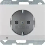 Berker 41097003 Steckdose SCHUKO mit LED-Orientierungslicht Alu Berker K.5 - Silber