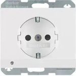 Berker SCHUKO-Steckdose pows/gl 41097009 - Wei&szlig;