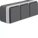 Berker 3fach-Steckdose lgr 6768833515 - Grau