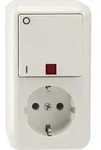 Merten SCHUKO-Steckdosenkombinat. MEG3499-8719 - Wei&szlig;