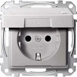 Merten SCHUKO-Steckdose alu MEG2414-0460 - Silber